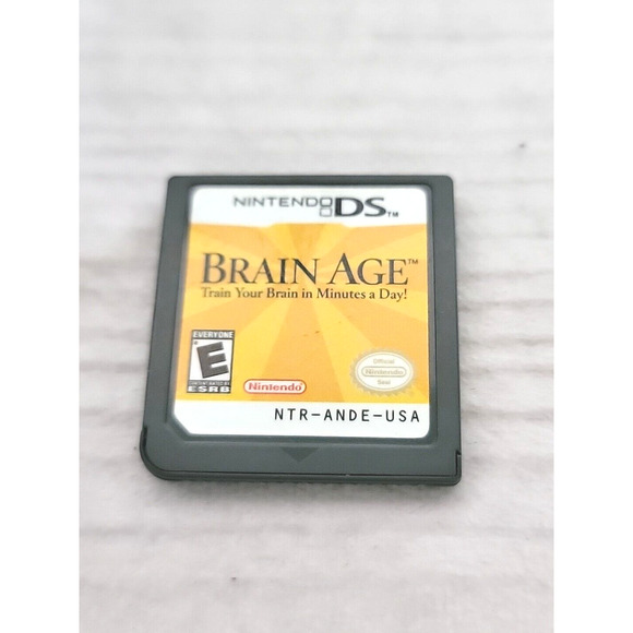 Brain Age: Train Your Brain in Minutes a Day (Nintendo DS) Game Only - Picture 1 of 6
